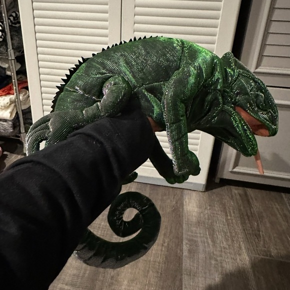 Folkmanis Chameleon Hand Puppet 15 Inch - Picture 1 of 9